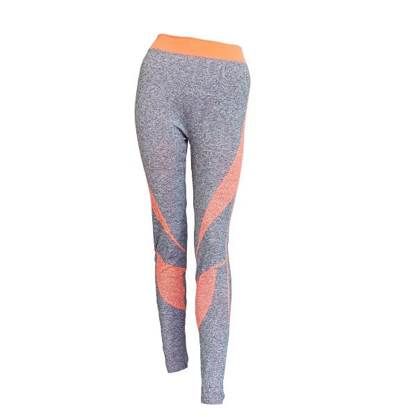 Orange & Grey Gym Leggings