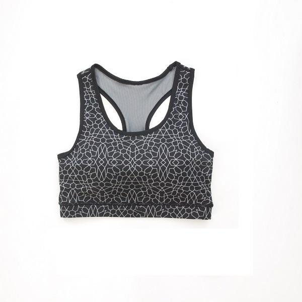 Black & Grey Sports Vest